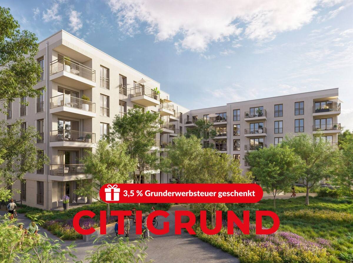 Lerchenau - Hell. Modern. Familiengerecht. - Mit Gartenterrasse! - KfW-55-Effizienzhaus! – 80995 München – Bild 1 von 9