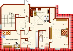 Aparte 3,5-Zimmer-Wohnung mit Einbauküche in gepflegter Jugendstil-Villa in Dresden-Klotzsche – 1109 Dresden – Vorschaubild 8
