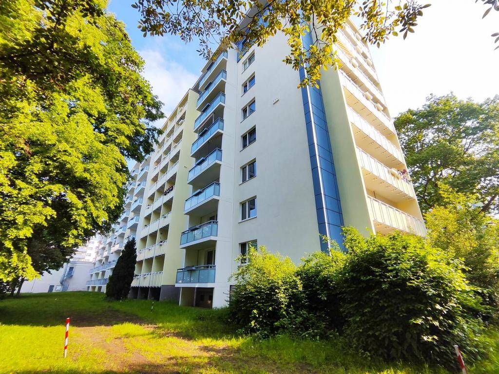 Ebenerdig erreichbare 2-Raum-Wohnung mit Balkon im Zentrum