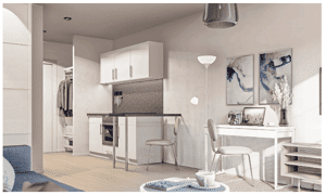 Investieren oder selbst einziehen: Moderne 1-Zimmer-Wohnung mit KfW-Zuschuss! – 22309 Hamburg – Vorschaubild 5