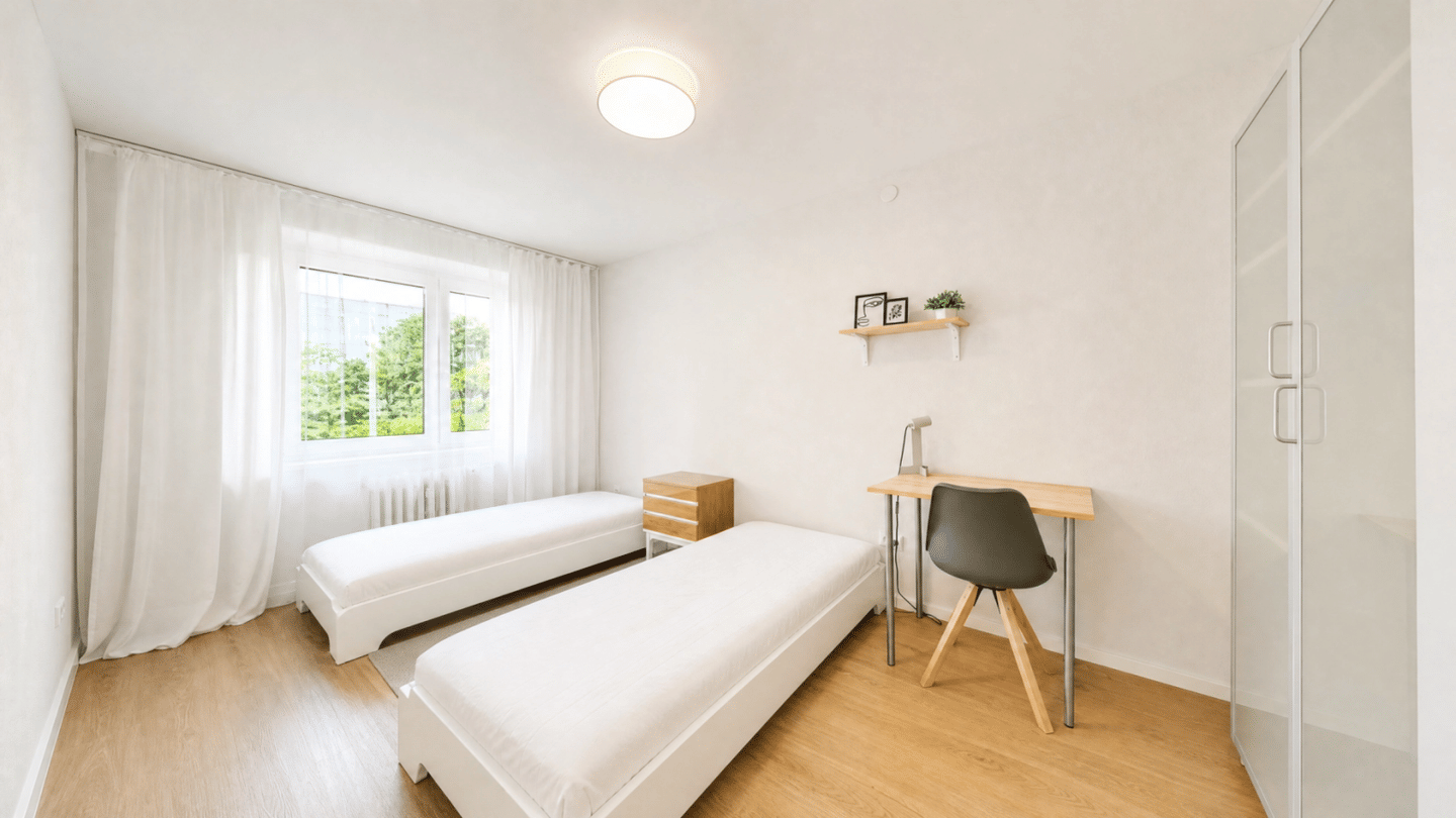 Modern wohnen ohne Renovierungsaufwand - Voll möblierte 2-Zimmer-Erdgeschosswohnung mit barrierefreiem Zugang in NBG – Nürnberg – Vorschaubild 3