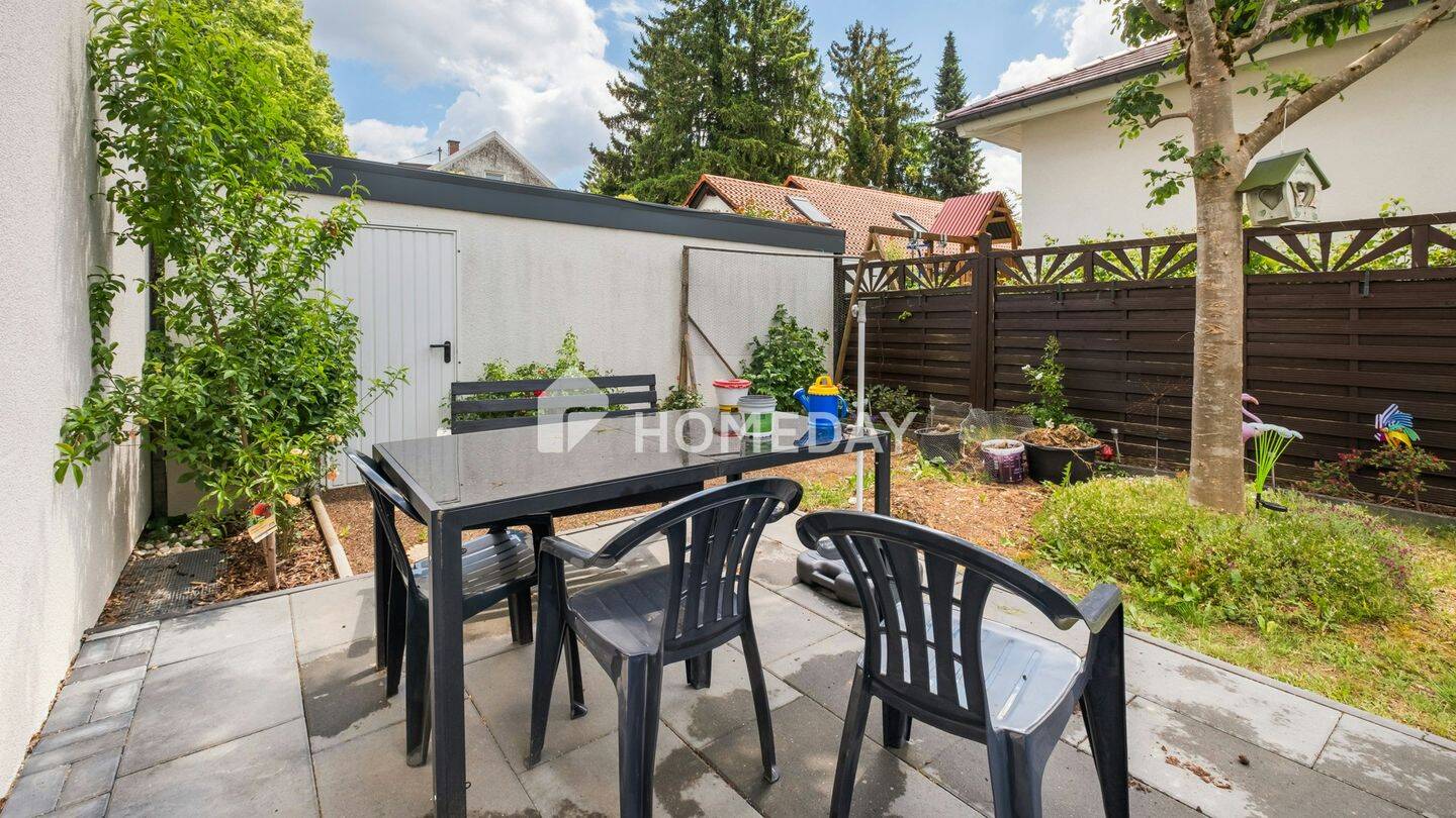 Gepflegt, durchdacht und naturnah: Repräsentative DHH mit Terrasse, Garten und Garage separat – München – Vorschaubild 5
