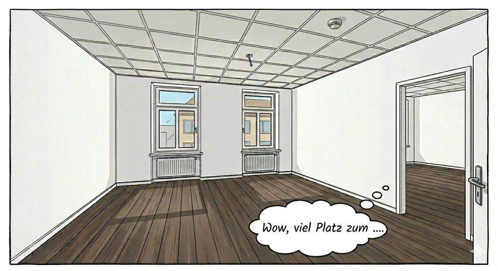 WOHNUNG MIT DURCHGANGSZIMMER - GOSTENHOF -MIT U-BAHNANSCHLUSS VOR DER HAUSTÜRE – Nürnberg – Vorschaubild 2