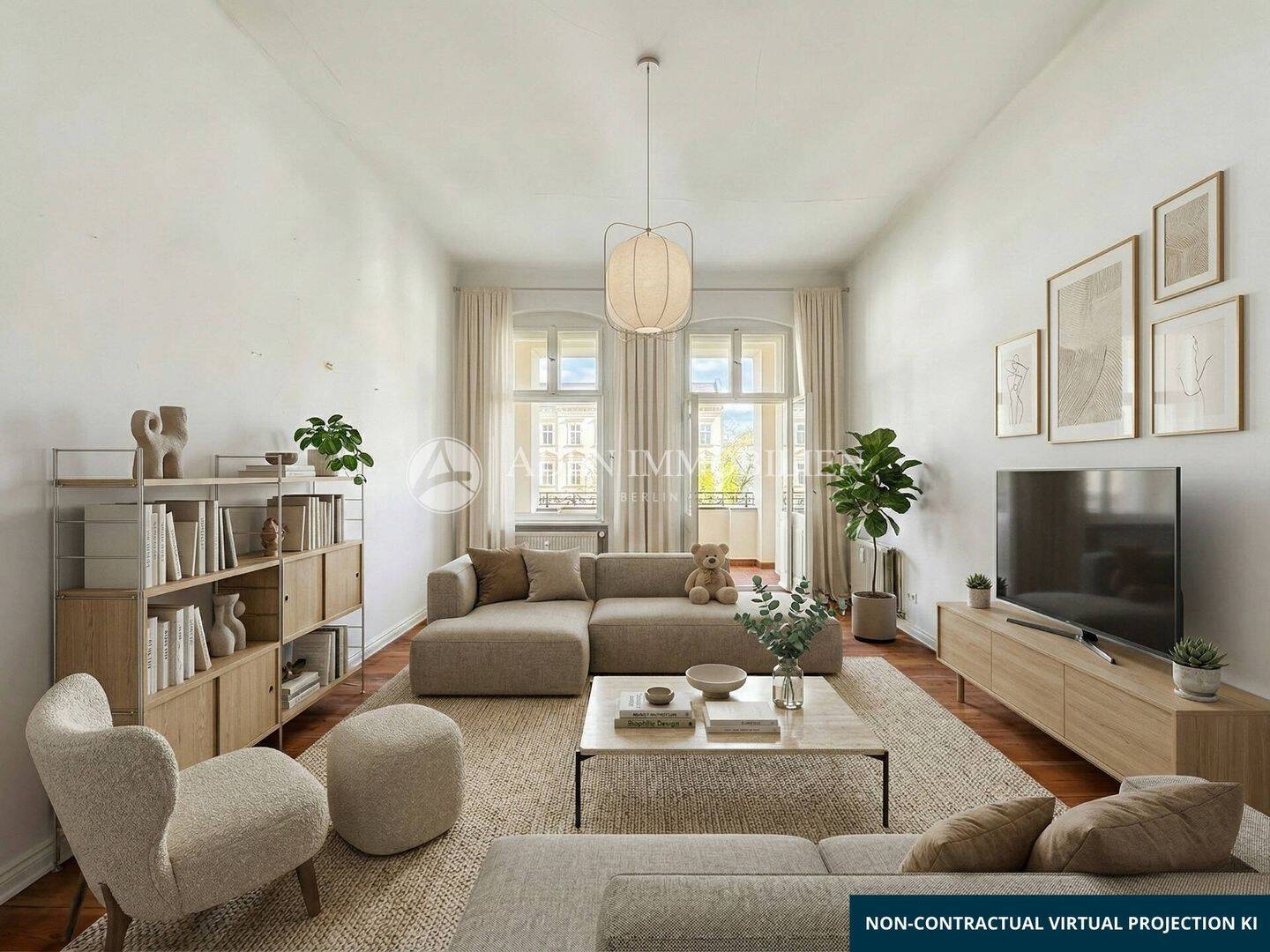 **Aufzug im Bau** 5,5 Zimmer-Altbauwohnung mit Balkonen in Bestlage Berlin-nahe Kudamm!! – Berlin – Bild 1 von 9