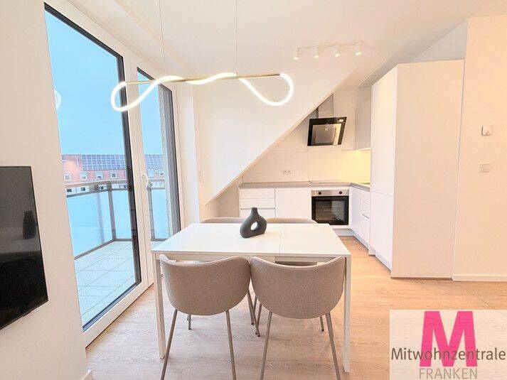 Exklusive, möblierte 4-Zimmer Designwohnung mit Flair und Balkon – Nürnberg – Vorschaubild 2
