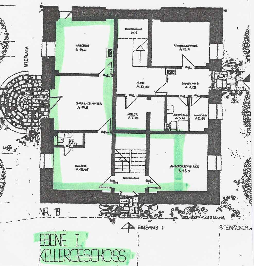 Immobilie mit außergewöhnlichem Gartenparadies – Zwei kombinierbare Eigentumswohnungen in ruhiger Lage von Düren/Stockum (provisionsfrei) – Witten – Bild 1 von 9