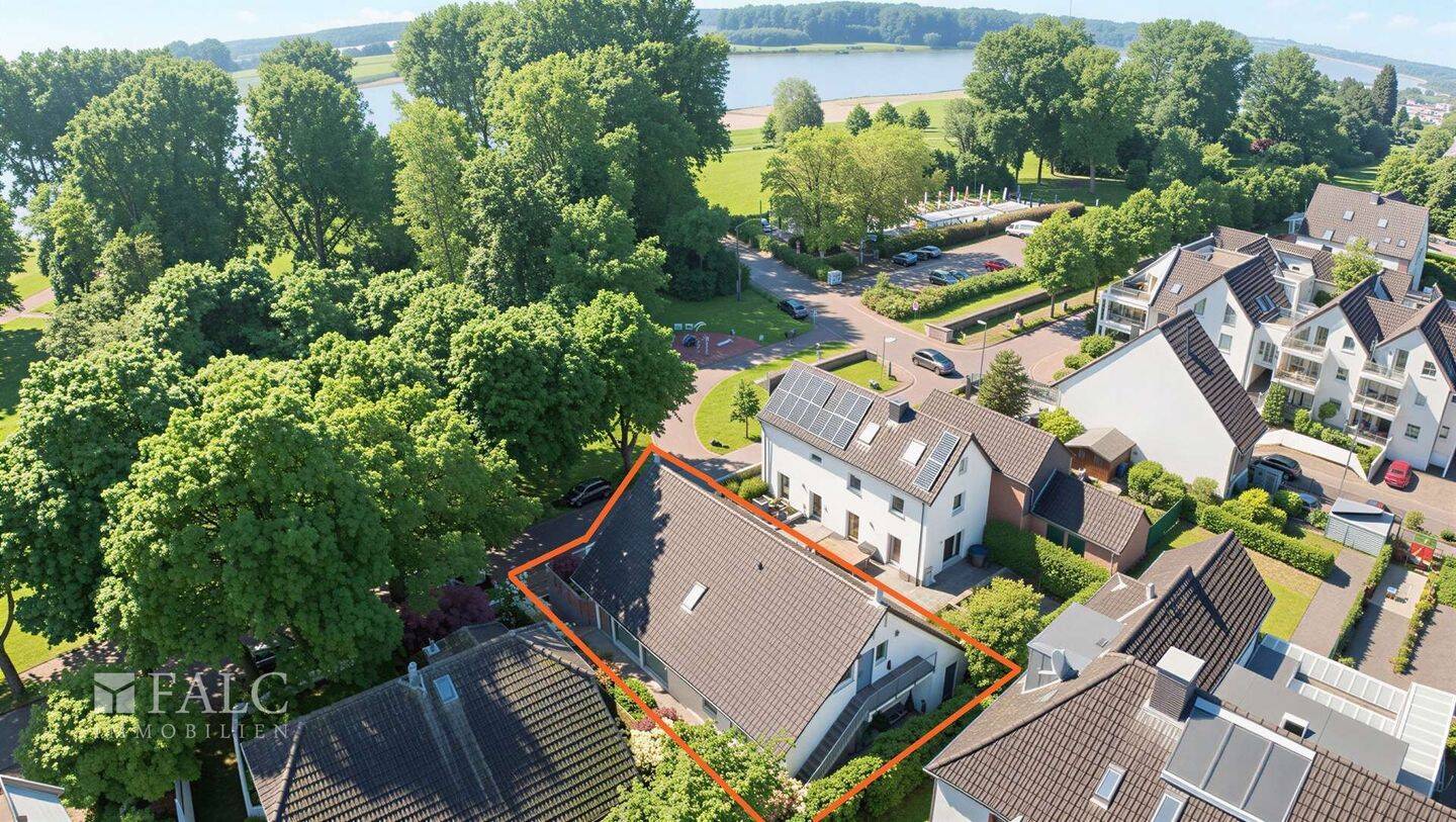 Exklusive Maisonette-Wohnung mit traumhaftem Rheinblick in begehrter Promenadenlage – Leverkusen – Vorschaubild 3
