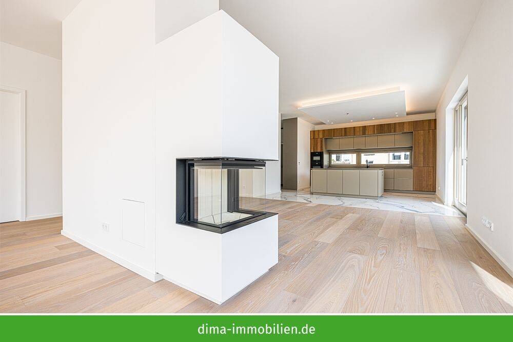 Penthouse im Hinterhaus mit großer Sonnen-Terrasse, Kamin, Einbauküche, TG-Stellplätzen u.v.m. – Leipzig – Vorschaubild 3