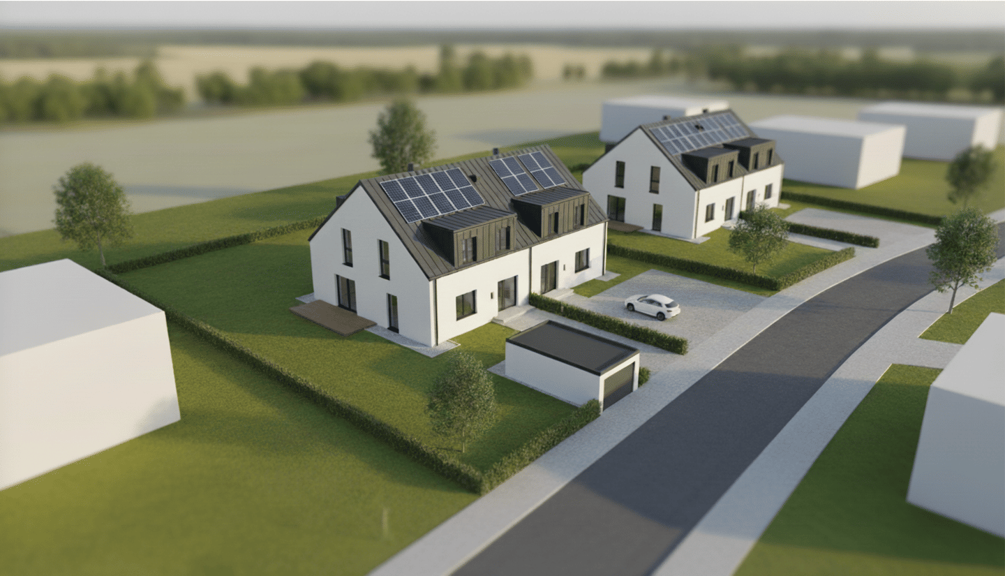 Nachhaltig bauen in Oedheim. Ihr Doppelhaus von Schwabenhaus. – Oedheim – Bild 1 von 7