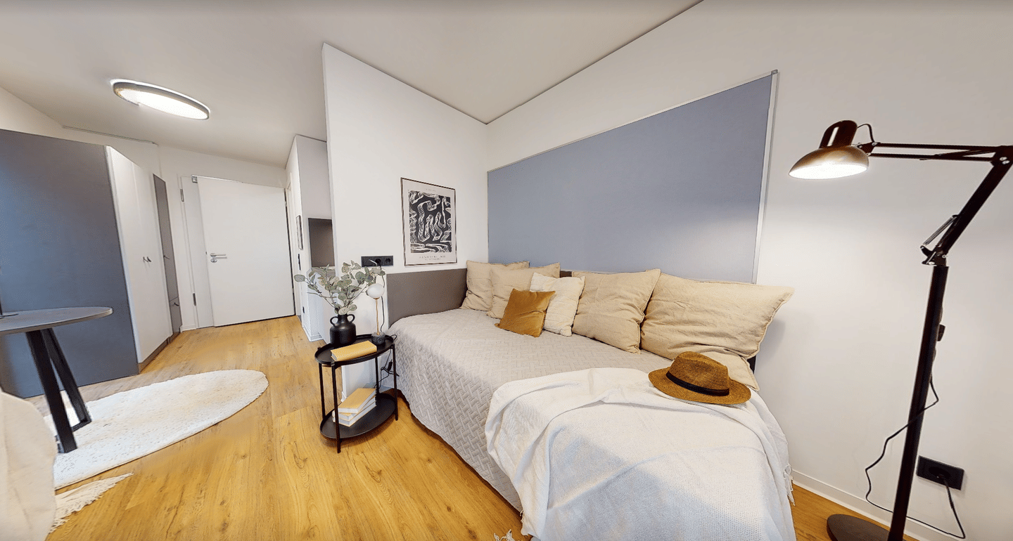 1-Zimmer Studio Apartment | Near Uni | Balcony & Gym