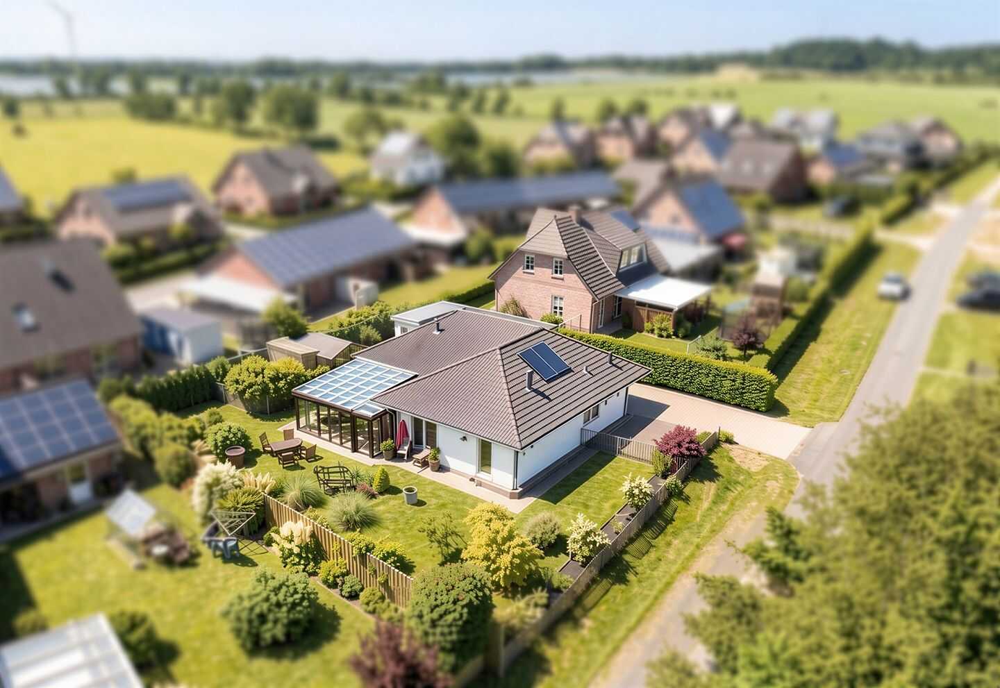 Modern-Innovativ-Stilvoll. Gepflegter Bungalow mit großem Wintergarten. Ein Zuhause zum Wohlfühlen. – Stedesand – Vorschaubild 4