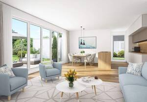Bezug in 2026! keine Vorfinanzierung! Neubauprojekt: 3-Zimmer-Whg. (Nr.7) im 1. OG mit 20m² großer Sonnenterrasse in ruhiger grüner Lage. – 81825 München – Vorschaubild 4
