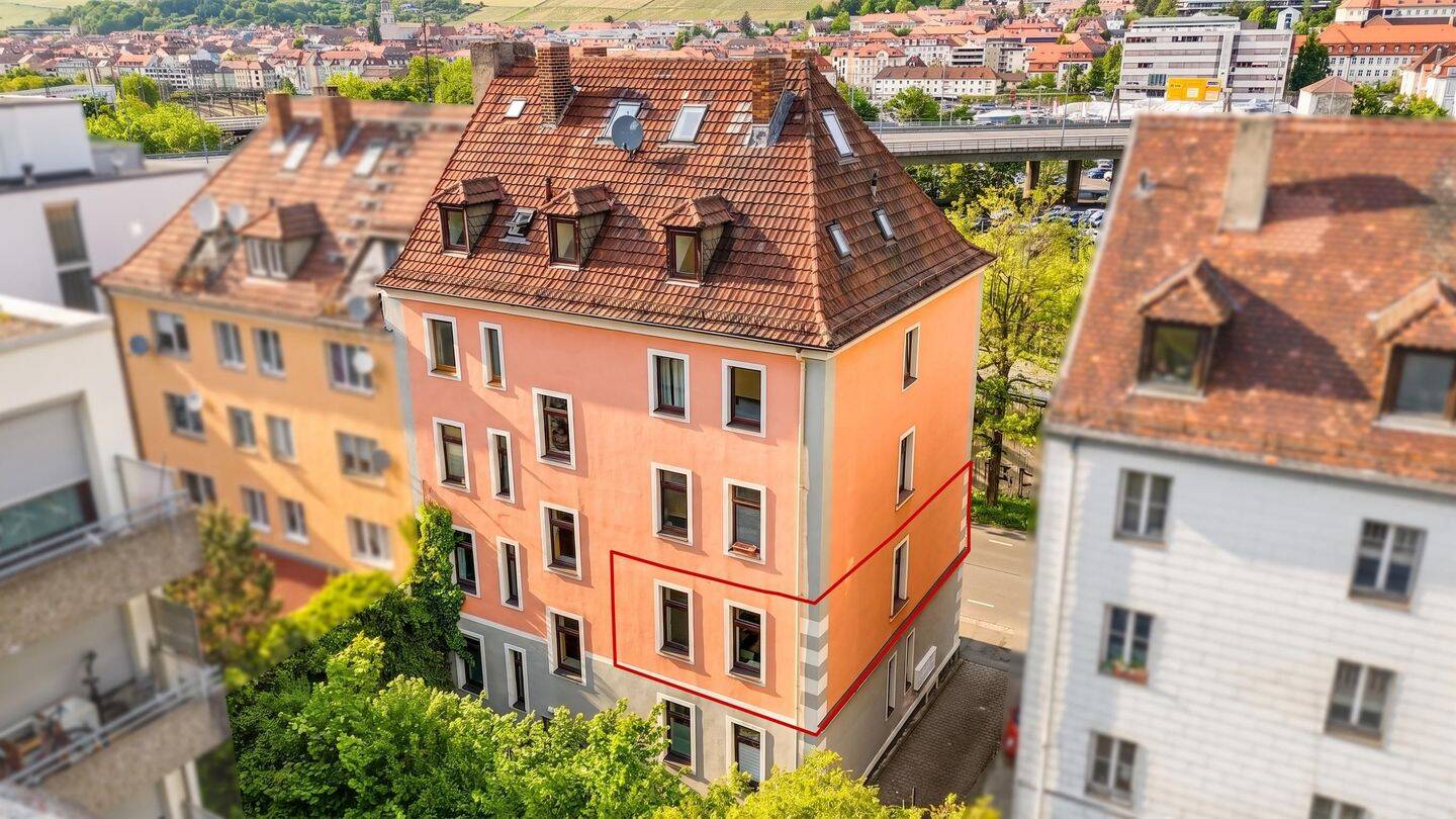 Zwischenvermietung - Charmante 3-Zimmer-Wohnung mit ca. 63 m² in zentraler Lage – Würzburg – Vorschaubild 9