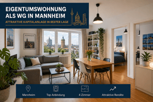 Provisionsfrei / Kapitalanlage in Mannheim - Sofort Cashflow + massive Steuervorteile nutzen