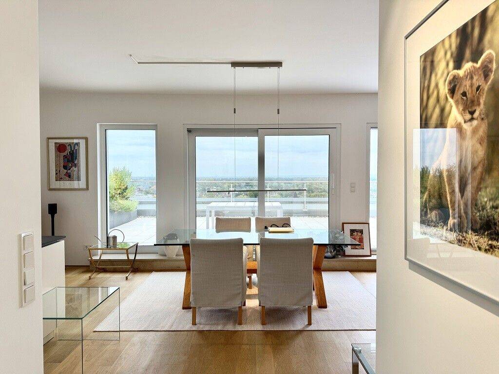 Komfortabel auf einer Ebene und Aufzug in Ihre Wohnung - niemand schaut rein - grandioser Fernblick – Mainz – Vorschaubild 2