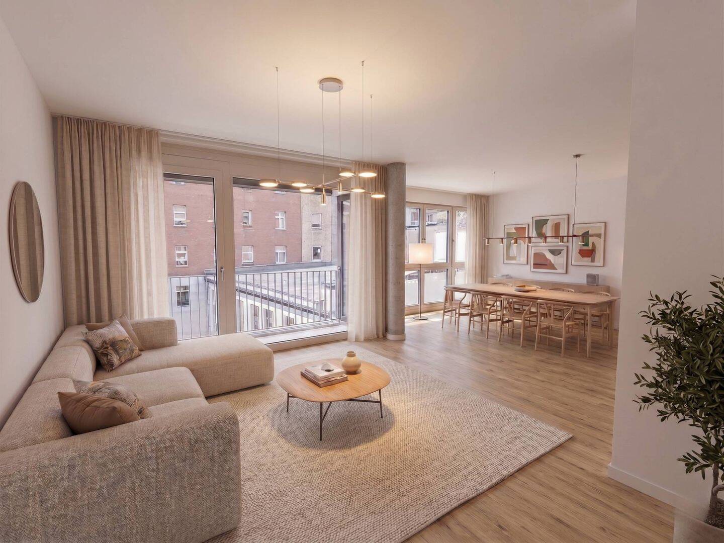 Sichern Sie sich Ihren KÜCHENZUSCHUSS: Weitläufige 3-Zimmer-Wohnung mit BALKON im Neubauprojekt DREILINDEN Living – Leipzig – Vorschaubild 2