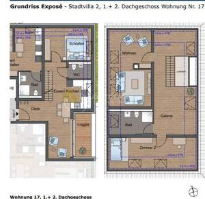 außergewöhnliche Maisonette mit Galerie! Stadtvilla Rosental in Stuttgart-Vaihingen