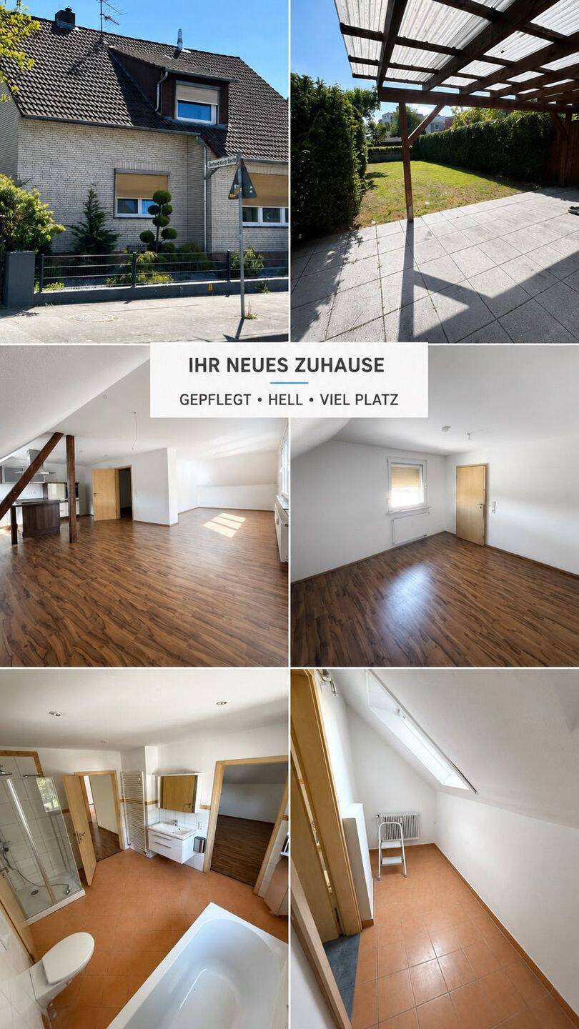 Wohlfühl-DG-Wohnung mit Garten, Terrasse & Garage – Braunschweig – Vorschaubild 2
