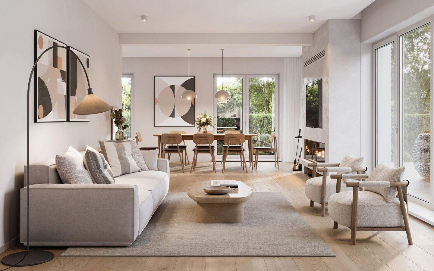 Bahrenfeld /Lurup - Großes KfW55 Neubau Stadthaus mit 6 Zimmern und Wärmepumpe in Bestlage – Hamburg – Bild 1 von 5