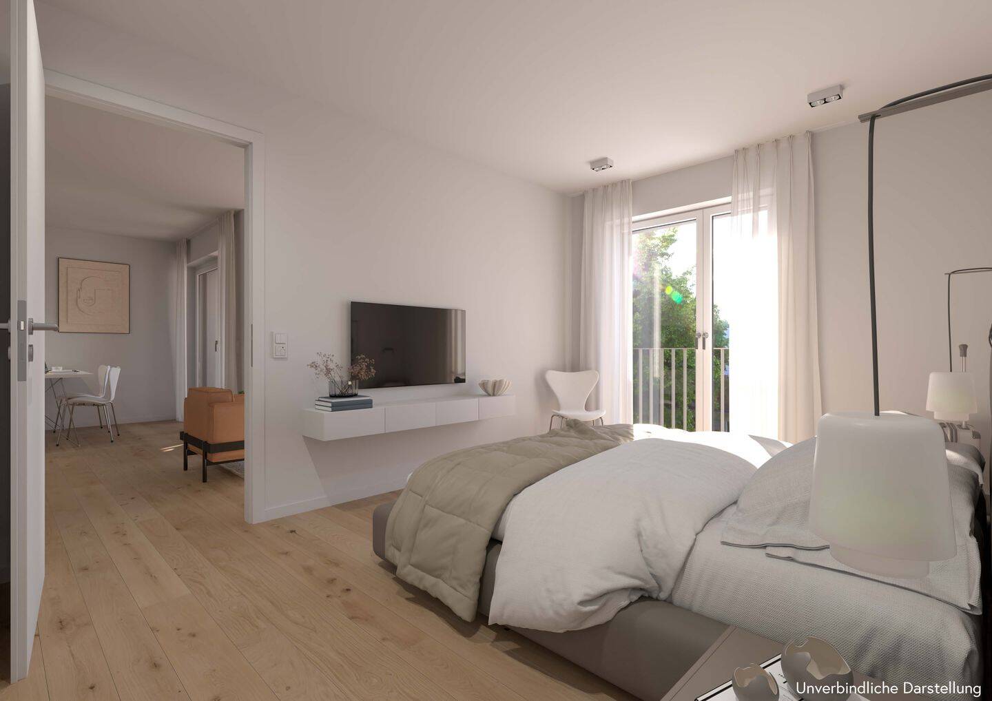 Helle, schön geschnittene Erdgeschosswohnung mit Loggia – Köln – Vorschaubild 9
