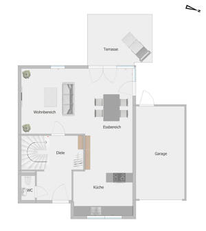 **Doppelhaushälfte mit schönem Garten und Garage in ruhiger Lage von Dortmund-Eving** – 44339 Dortmund – Vorschaubild 7