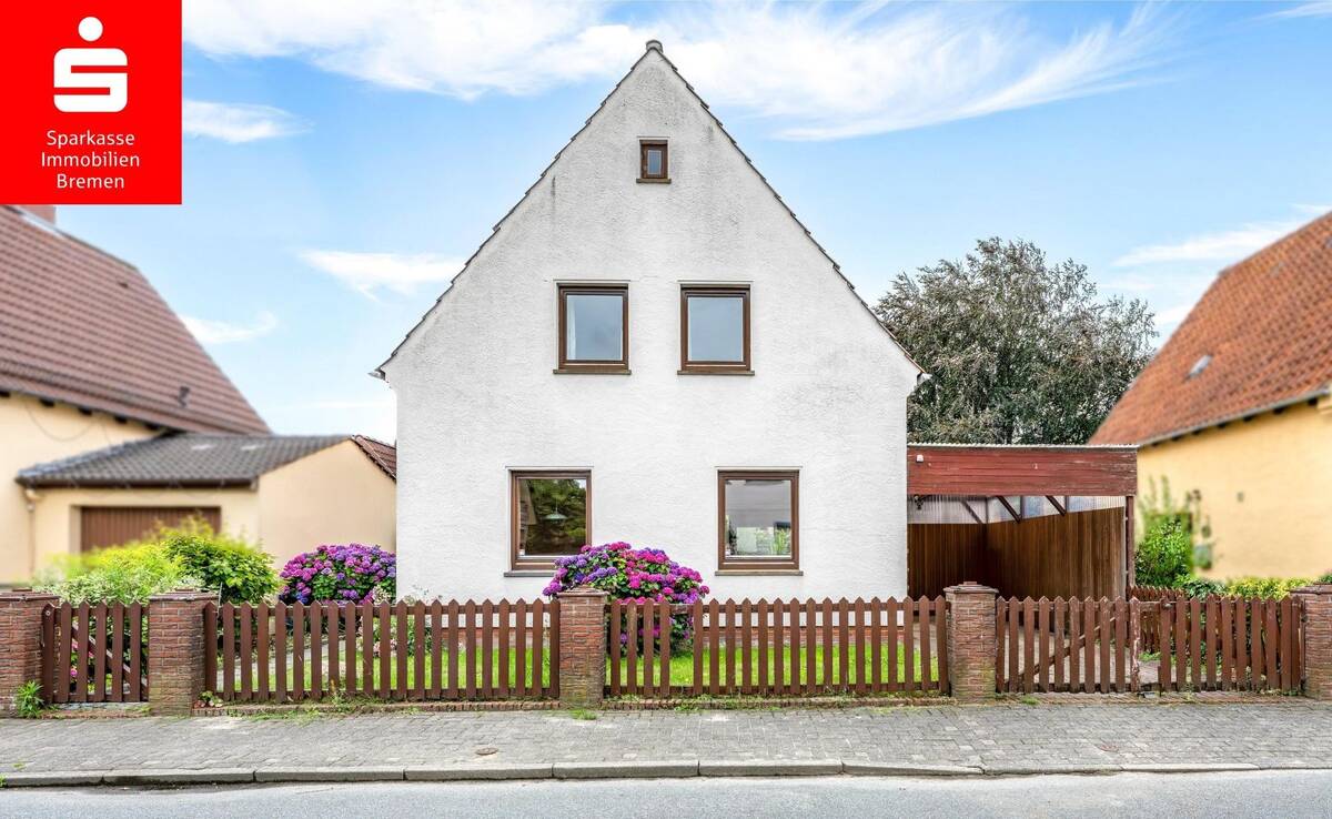 Großes Grundstück, großes Potential - Einfamilienhaus in Bremen-Rönnebeck – 28777 Bremen – Bild 1 von 9