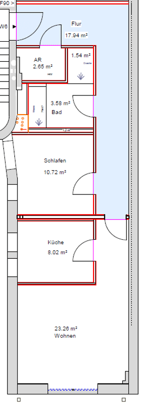 Erstbezug nach Kernsanierung 2.OG links – 58089 Hagen – Vorschaubild 2