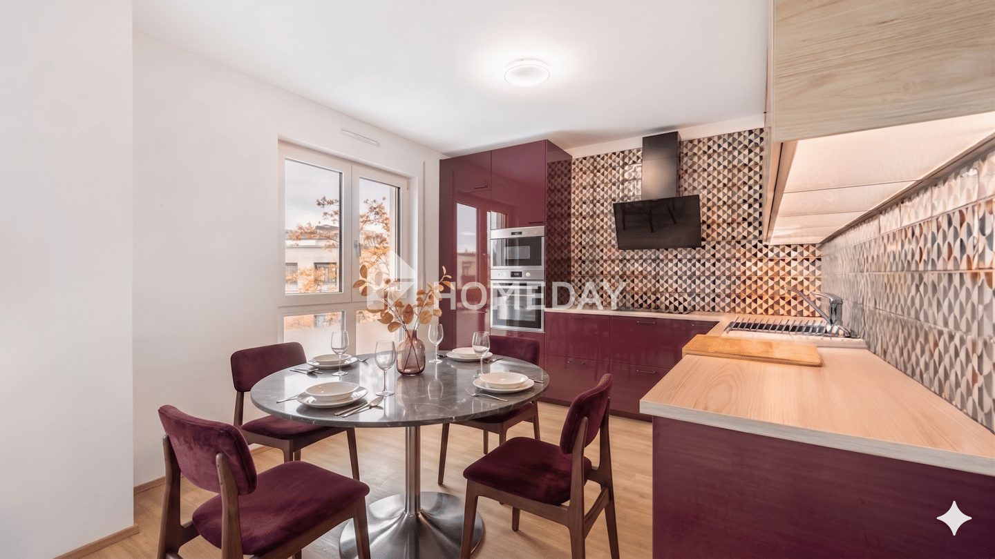 HOMEDAY- EXCLUSIV Moderne 3-Zimmer-Wohnung mit Balkon, Aufzug und hochwertiger Ausstattung – Berlin – Vorschaubild 7