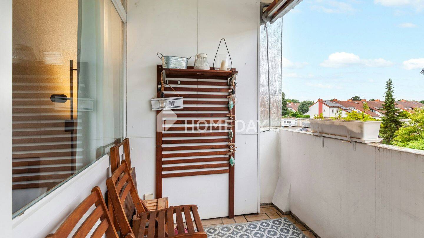 Erbbauzins: Helle 3-Zimmer-Wohnung mit Loggia - ca. 76 Quadratmeter in der ersten Etage – Hannover – Vorschaubild 2