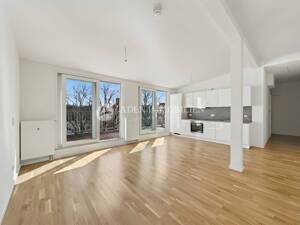 2025 FERTIG! Neue 77m² Dachgeschosswohnung Friedrichshain: Südblick, XXL Terrasse, 3 Zi.! – 10245 Berlin – Vorschaubild 3