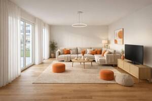 Gut geschnittene 3-Zimmer-Wohnung mit zwei Bädern, Abstellraum und Balkon – 40549 Düsseldorf – Vorschaubild 3