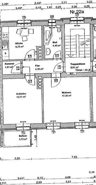 2-Raum Wohnung mit Balkon in Stadtfeld. – Magdeburg – Vorschaubild 2