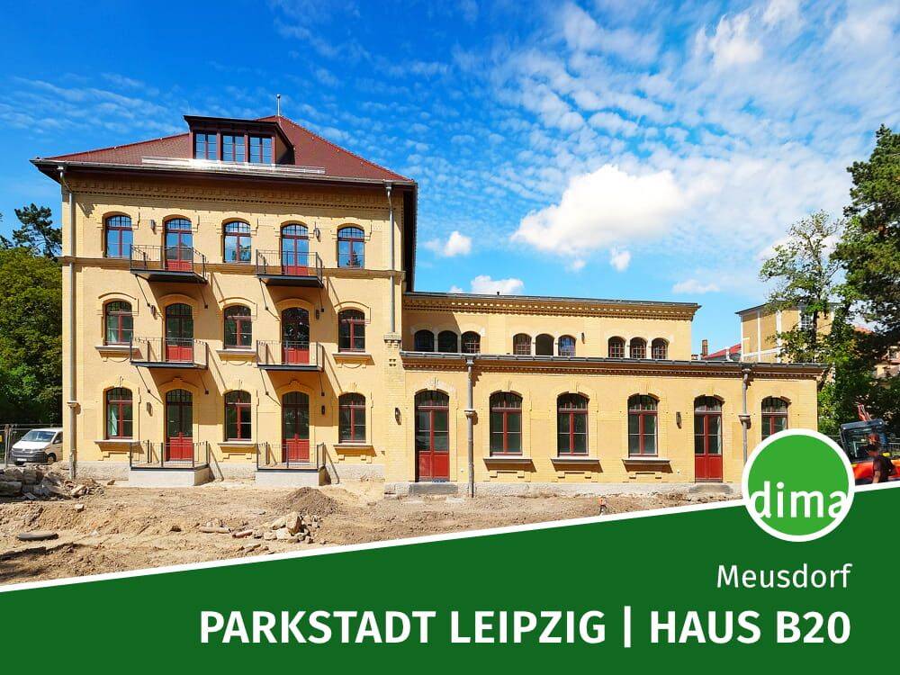 ERSTBEZUG Parkstadt Leipzig | Terrasse, Balkon, Vollbad, HWR, Parkett, Fußbodenheizung, Abstellraum