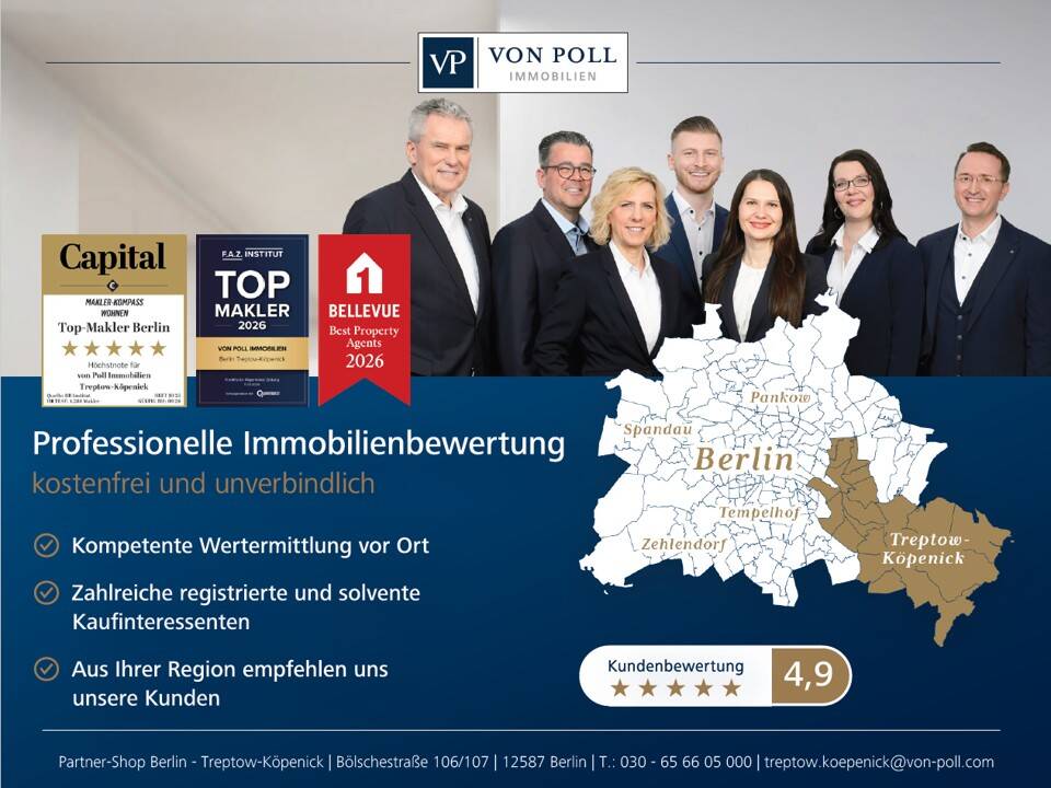 Moderne Wohnung mit Balkon in Wassernähe als Kapitalanlage oder Eigennutzung - Sie haben die Wahl! – Berlin – Vorschaubild 9