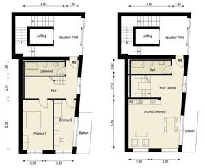 3-Zimmer-Maisonette im Erstbezug / Lift / Balkon / Bad / Gäste WC / Fertigstellung ist erfolgt – 0172-3261193 – 10178 Berlin – Vorschaubild 8