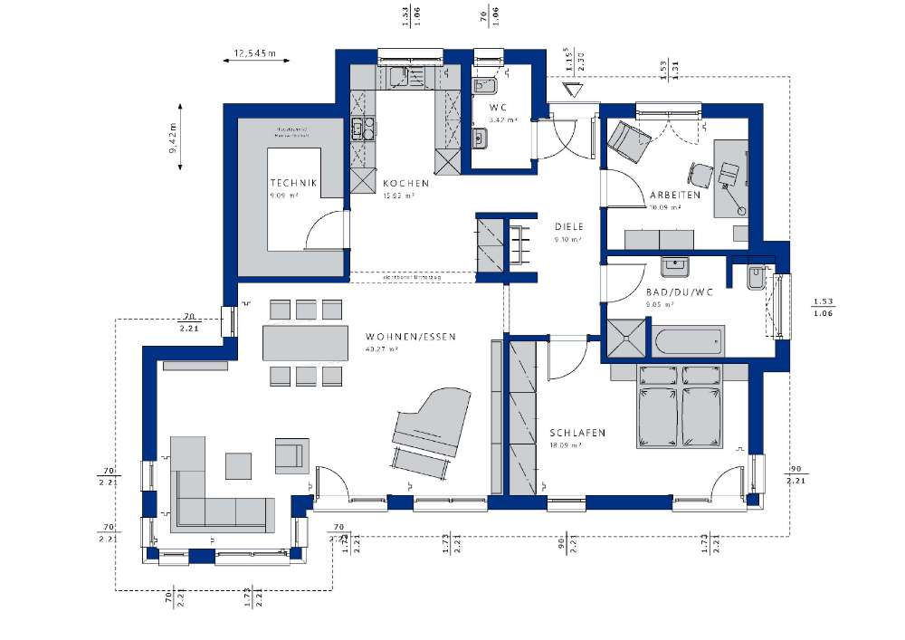Bestpreisgarantie - Lichtdurchfluteter Bungalow – Berlin – Vorschaubild 6