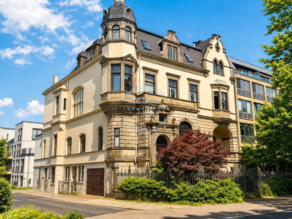 Bremer Kulturdenkmal: Eindrucksvolle Villa mit außergewöhnlichem Ambiente zu verkaufen. – 28203 Bremen – Bild 1 von 9