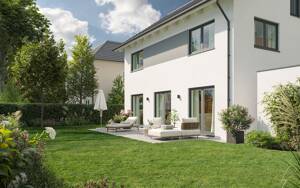 Ruhiges Neubauprojekt Einfamilienhaus (hintere Grundstückshälfte) - modern und energieeffizient (A+) – 81825 München – Vorschaubild 2