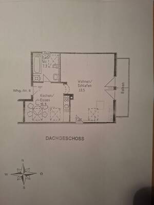 Schöne, ruhige Dachgesch. Wohnung mit Panoramablick in Grassau zu vermieten. – 83224 Grassau – Vorschaubild 2