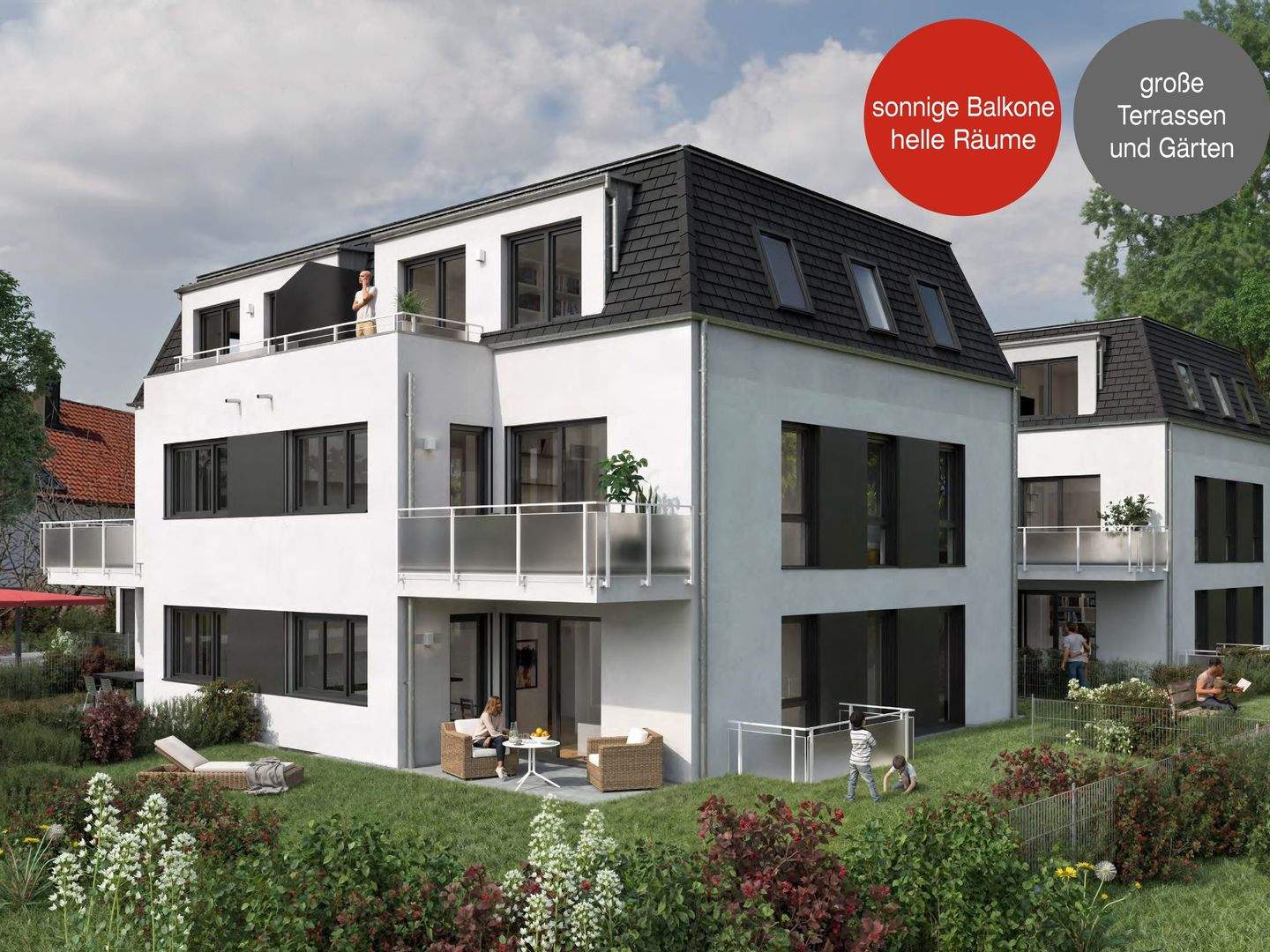 Neubauwohnungen in Ingolstadt-Mailing - Elegante Anlage in durchdachter Architektur