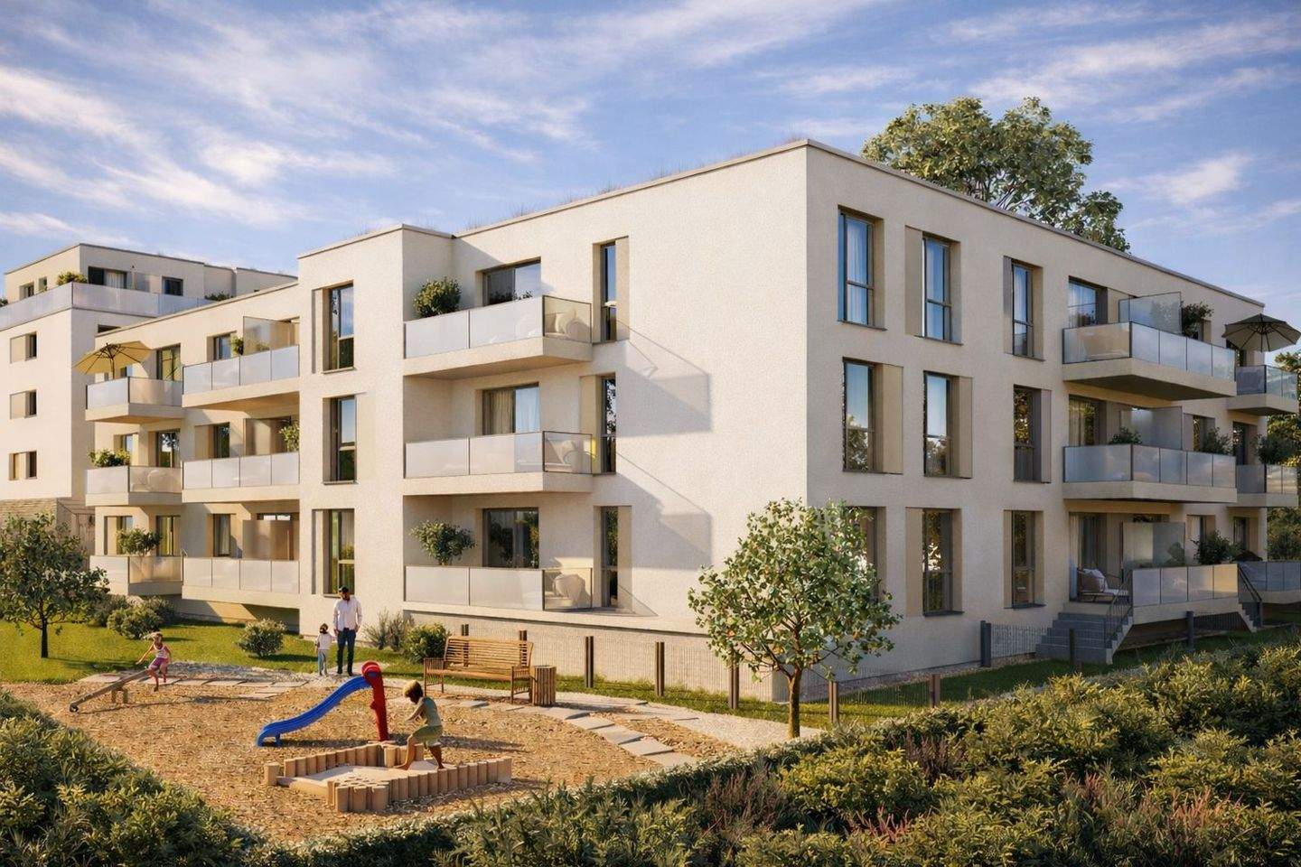 Moderne 3-Zimmer-Neubauwohnung mit Balkon und barrierefreiem Zugang – Wiesbaden – Vorschaubild 2