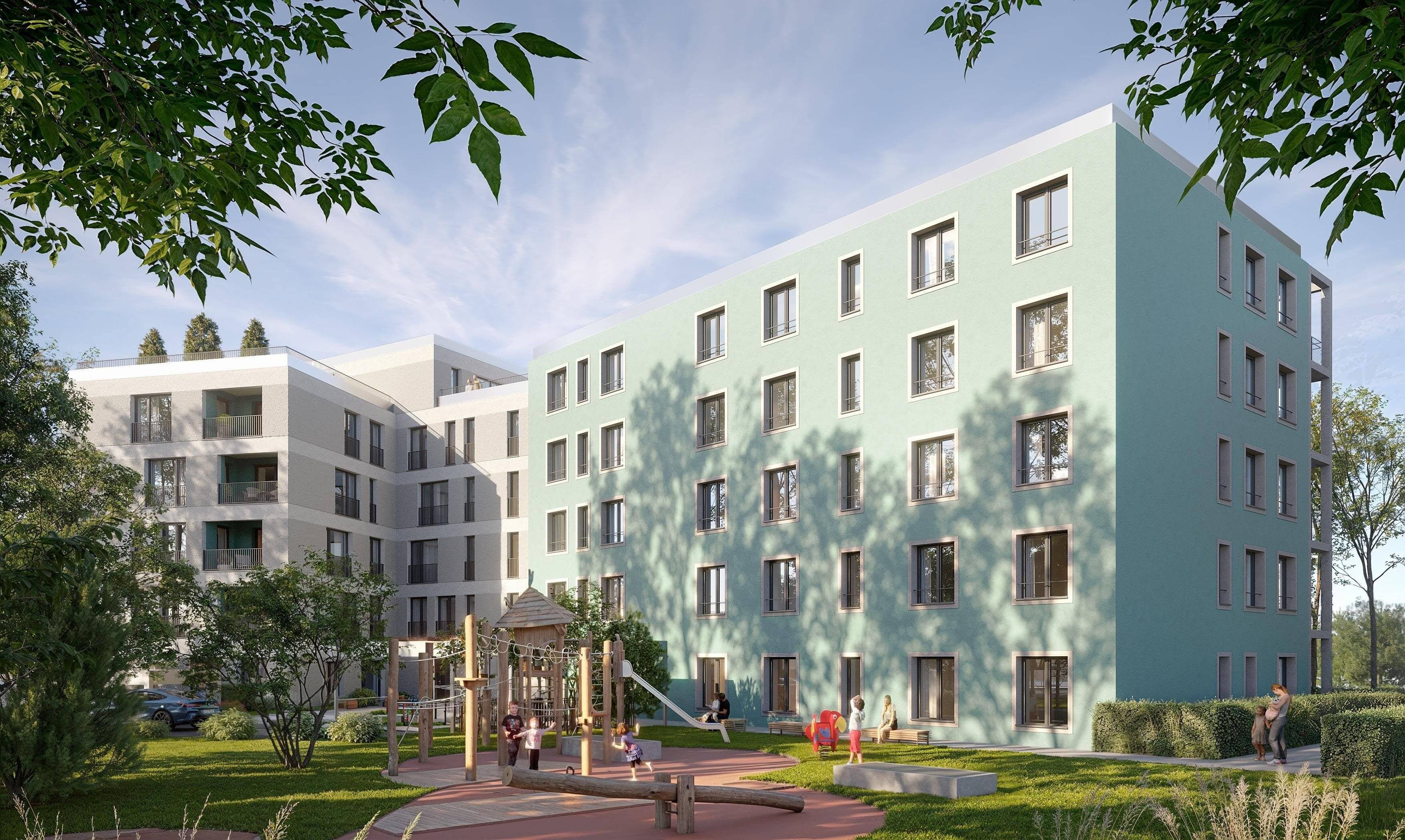 Moderne 2-Zimmer Neubauwohnung mit Loggia - Neubau - 2.2.3 – Neu-Ulm – Vorschaubild 3