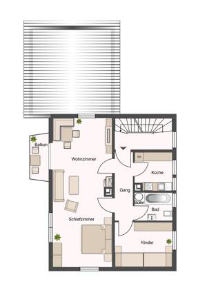 Geräumige Maisonettwohnung mit Gartenanteil in Schrozberg – 74575 Schrozberg – Vorschaubild 2