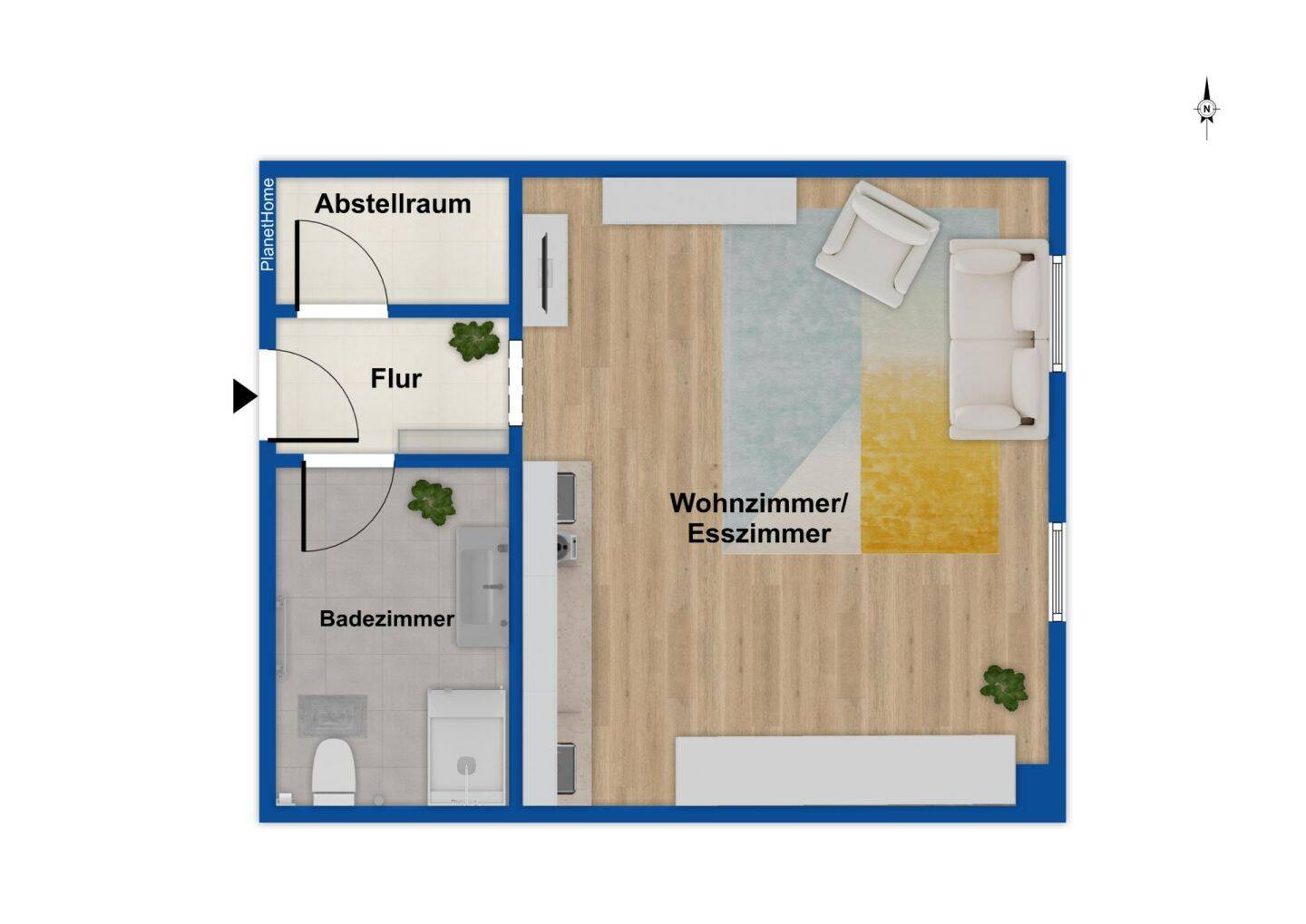 Helles und gepflegtes Apartment in Mainz-Mombach – Mainz – Vorschaubild 8