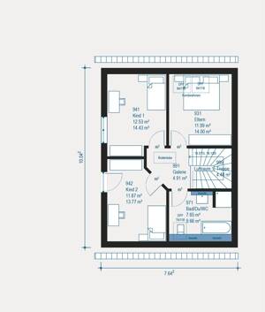 Double 10 inkl. Grundstück - Modernes Doppelhaus mit offenem Wohnen und durchdachtem Konzept – 68753 Waghäusel – Vorschaubild 4