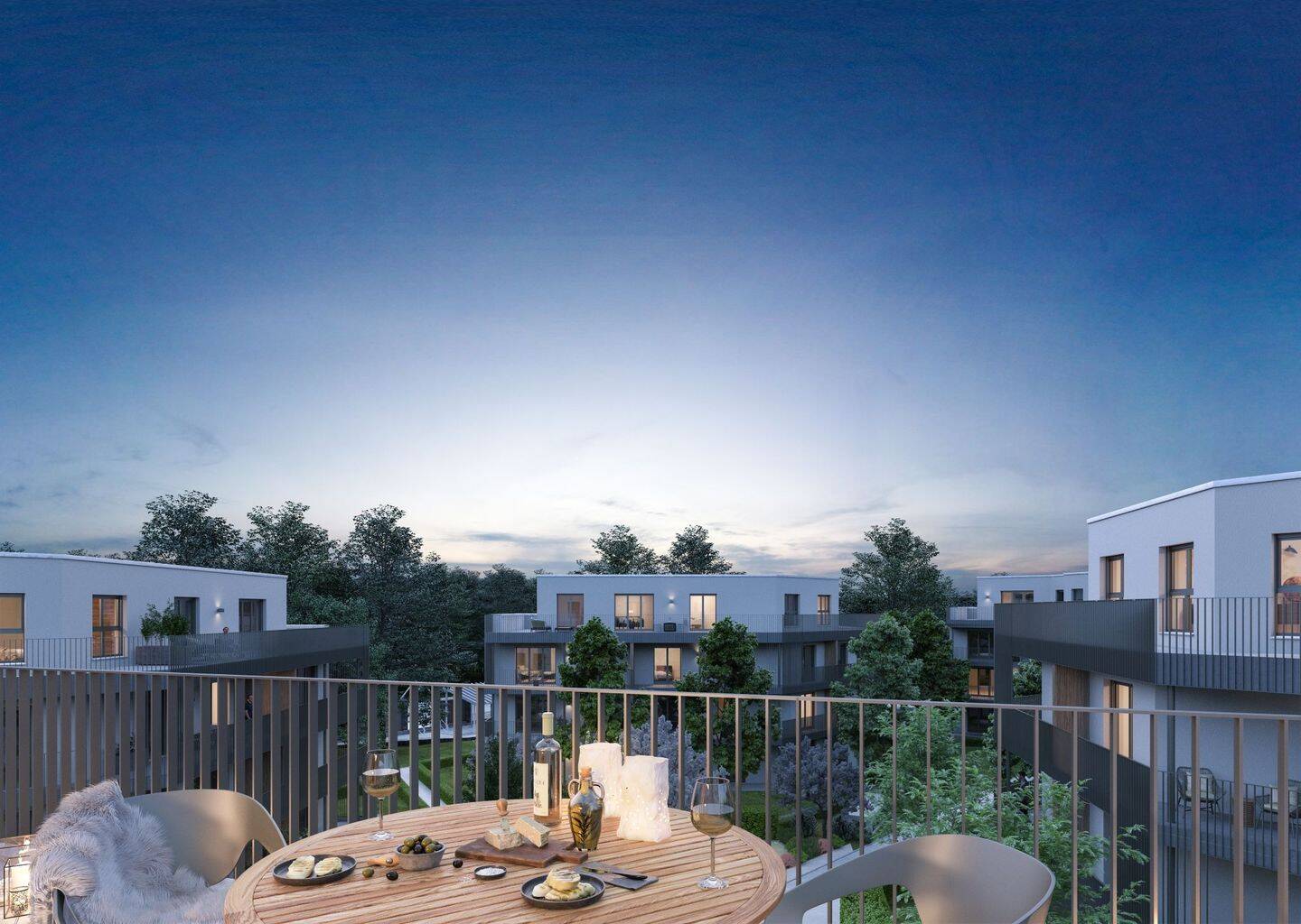 Moderne Penthaus Wohnung mit großer Dachterrasse im Grünen – Nürnberg – Bild 1 von 7