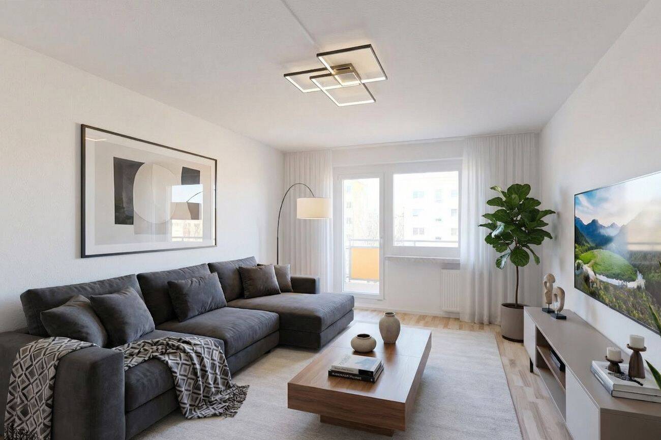 Renovierte 3-Zi-Wohnung mit sonnigem Süd-West-Balkon und obendrauf 500,- € für ihre neue Küche! – Chemnitz – Vorschaubild 3