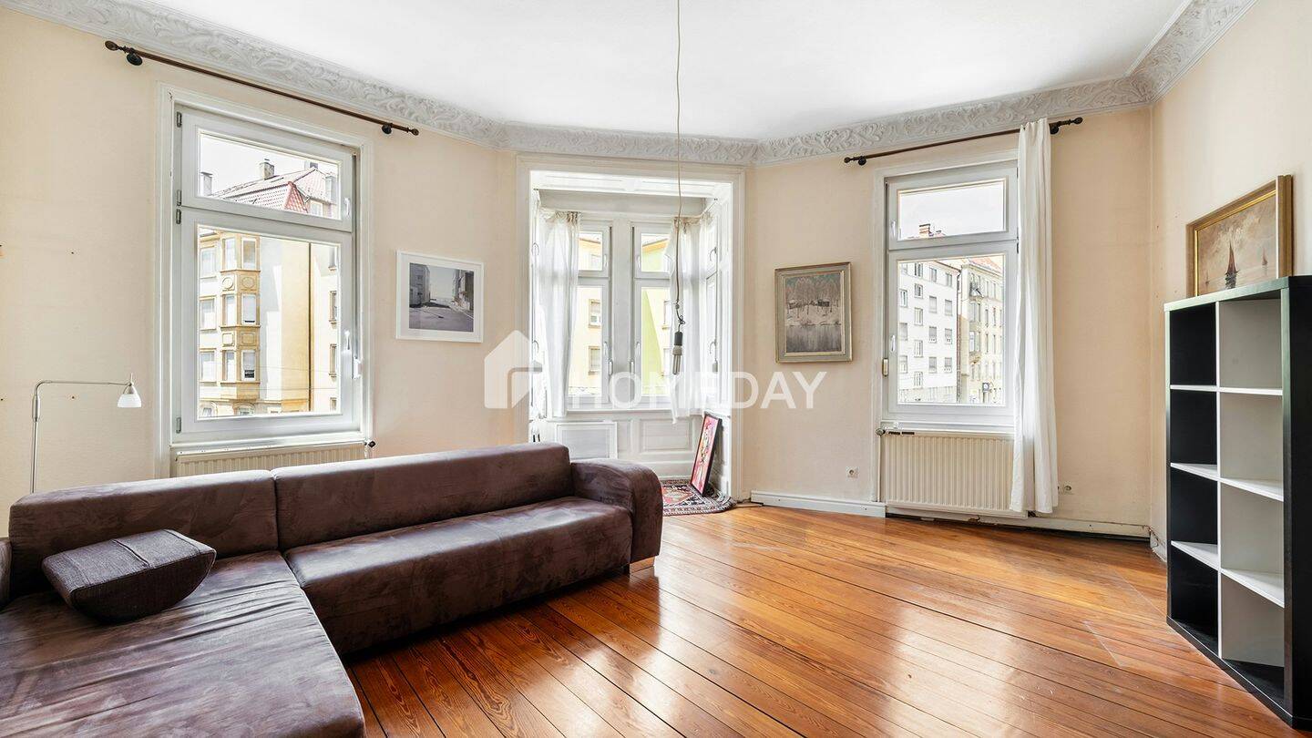 Ein Stück Stuttgart-West: Stilvolle Altbauwohnung mit eigenem Gewölbekeller