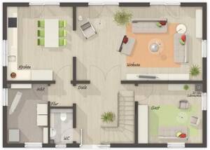 Gemütlich mit Stil - Wohnen und Leben im Landhaus-Stil - Neubau massiv errichtet inkl. Festpreis-und Bauzeit-Garantie – 66127 Saarbrücken – Vorschaubild 4