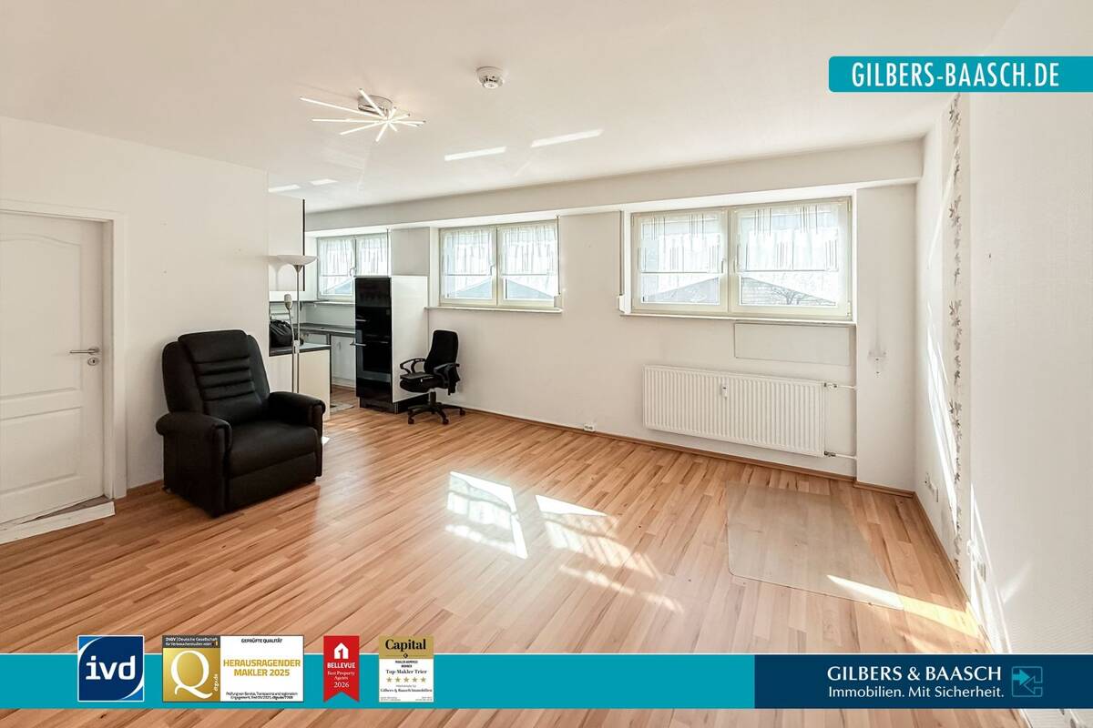 Attraktives, freies 1-Zimmer-Apartment mit Stellplatz – 54292 Trier – Bild 1 von 8
